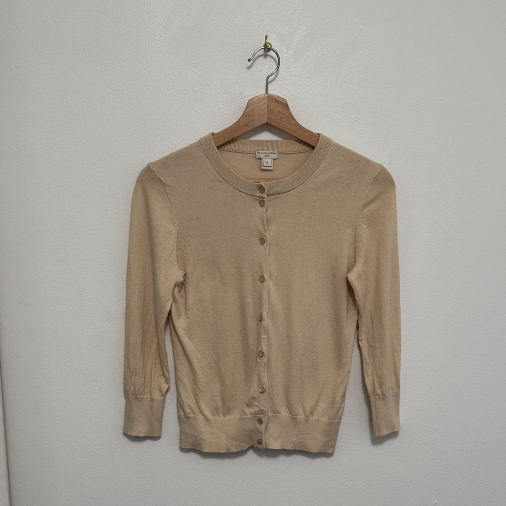 J. Crew Factory Cream / Beige Clare Cardigan